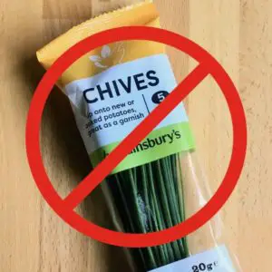 No chives